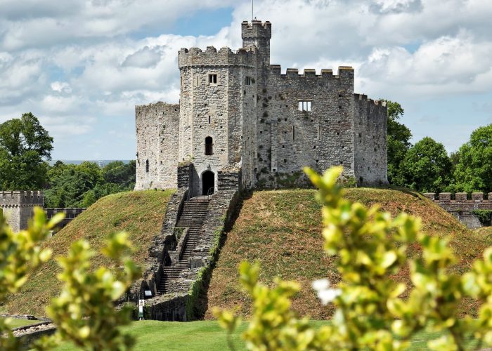 Cardiff Castle in Wales