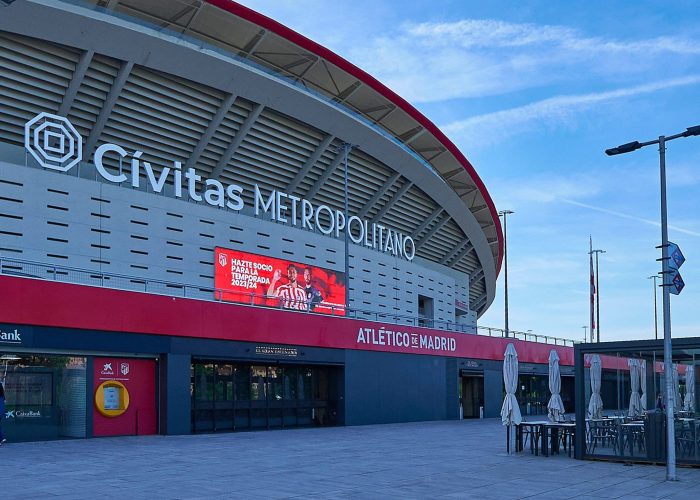 View on Civitas Metropolitano arena - the official home ground o